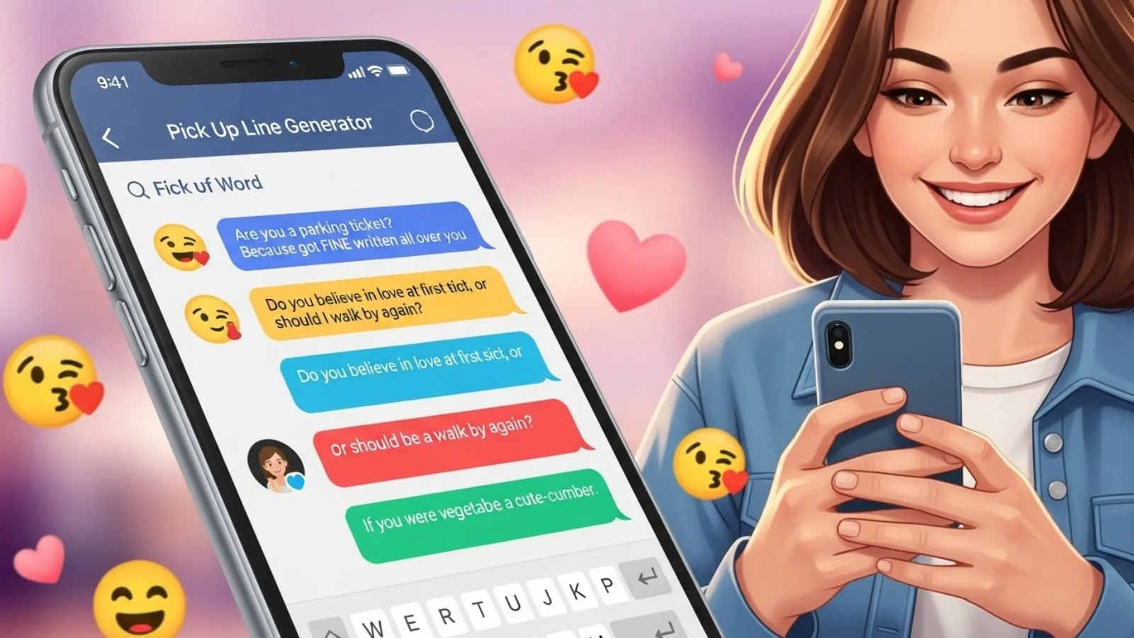 pick up line generator by word