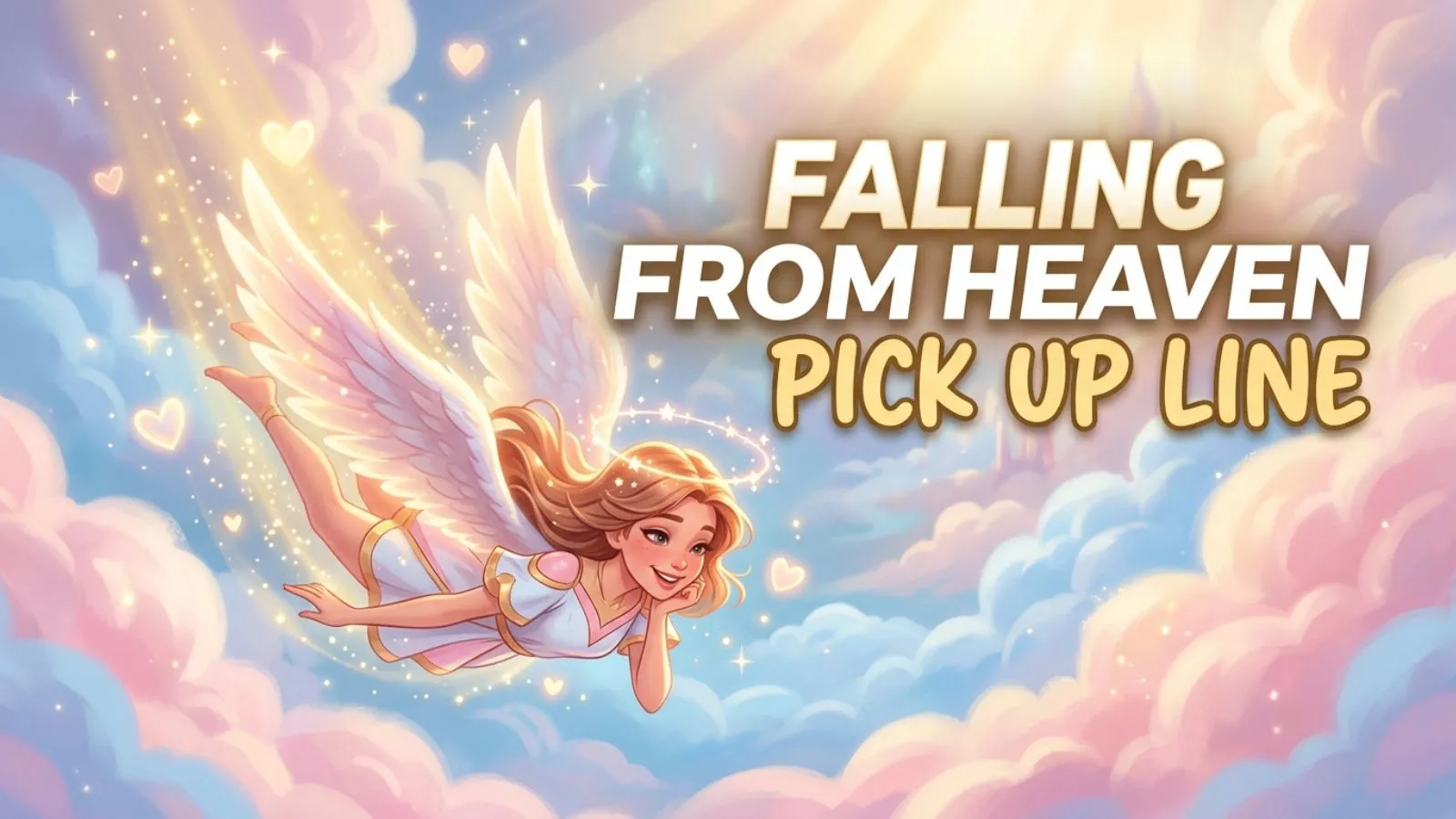 falling from heaven pick up line