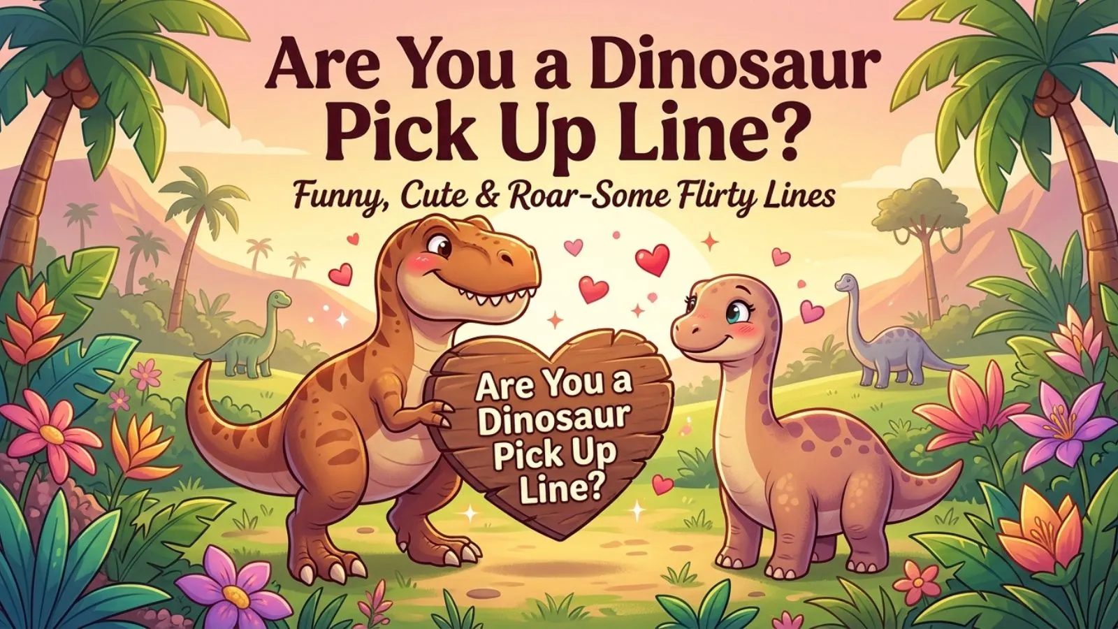 are you a dinosaur pick up line