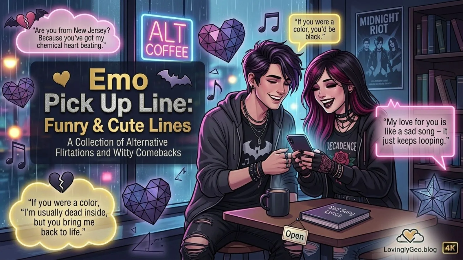 emo pick up line